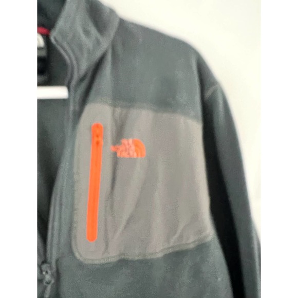 The North Face Fleece Womens Medium Gray Soft Shell Light Jacket Sweater Casual - Picture 2 of 5
